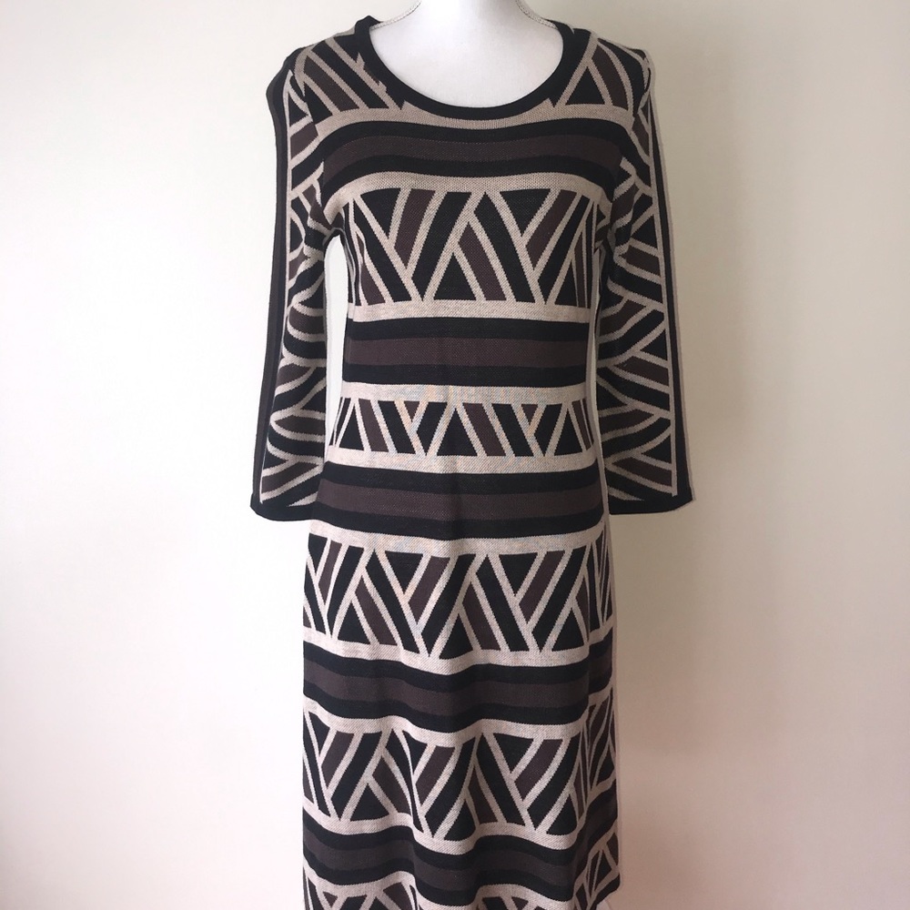 Earthy Brown long sleeved dress.